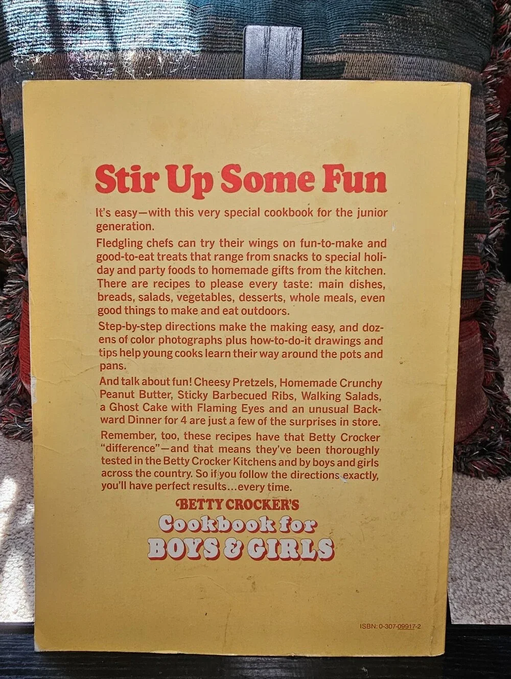 Betty Crocker's Cookbook for Boys & Girls Vintage 1978 Recipes Fun Snacks Breads